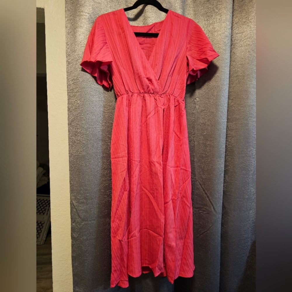 Red Midi Dress